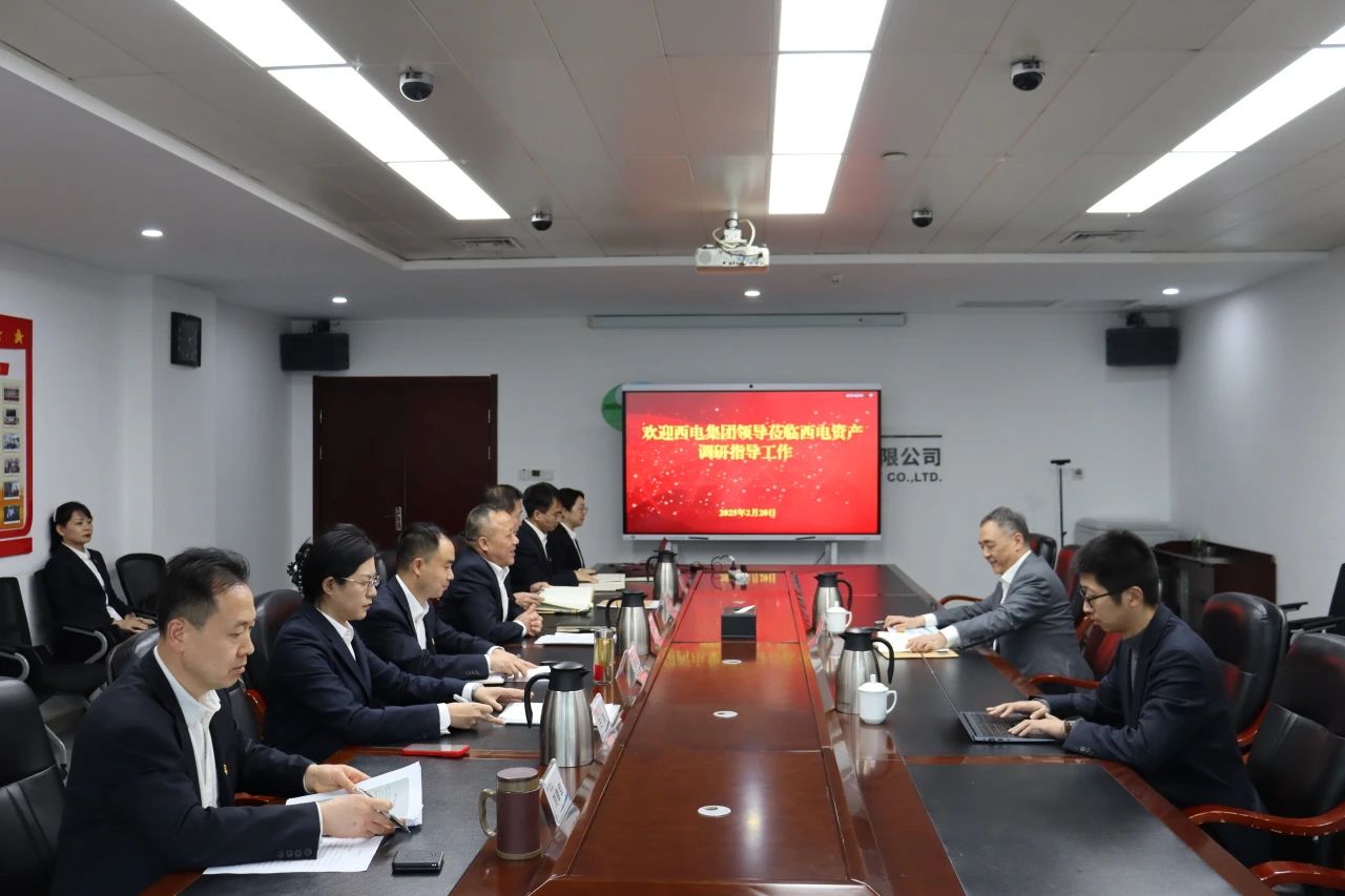 太阳成集团tyc138党委书记、董事长、总经理韩兵到西电资产调研